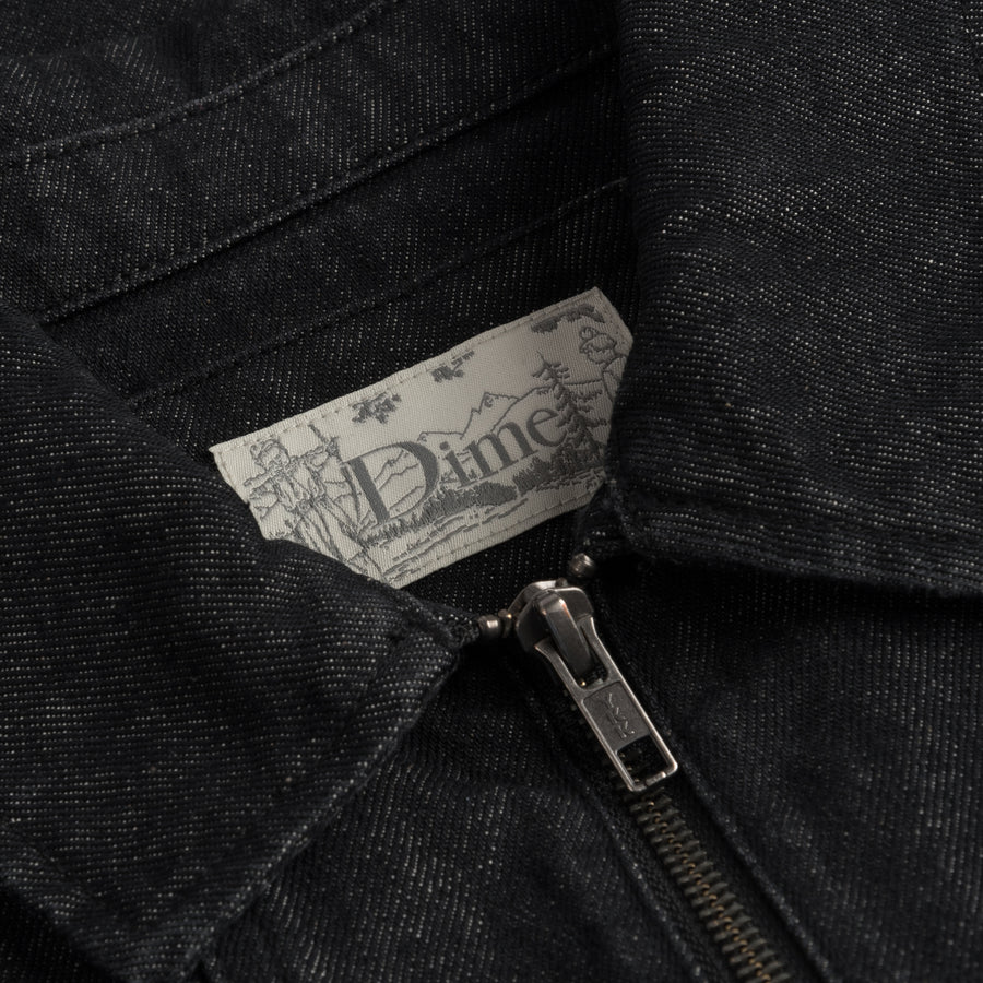 Denim Twill Jacket - Black