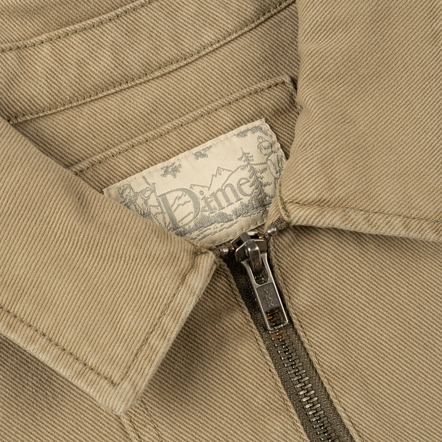 Denim Twill Jacket - Khaki