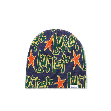 Star Skull Beanie - Navy