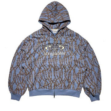 Stingwater Thorn Zip Up Hoodie - Blue