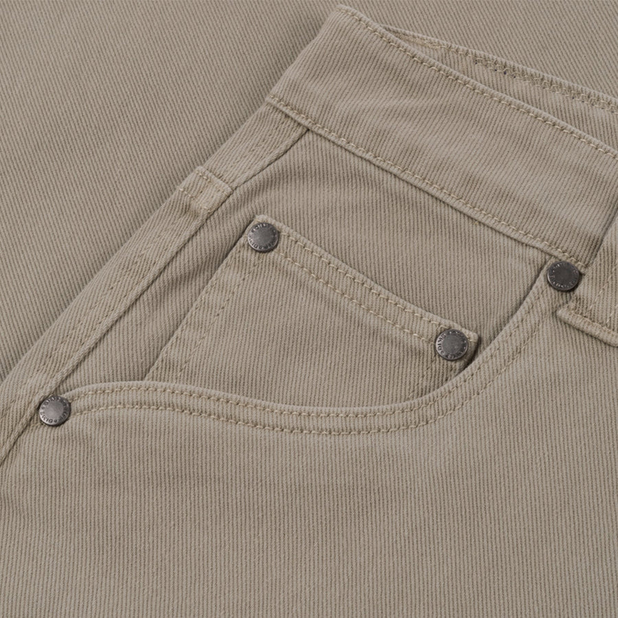 Dime Baggy Denim Pants - Khaki
