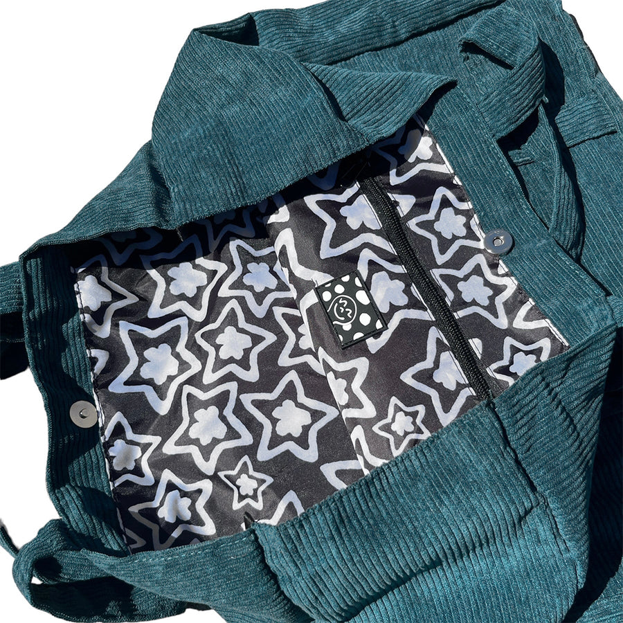 Star Tote Bag - Teal