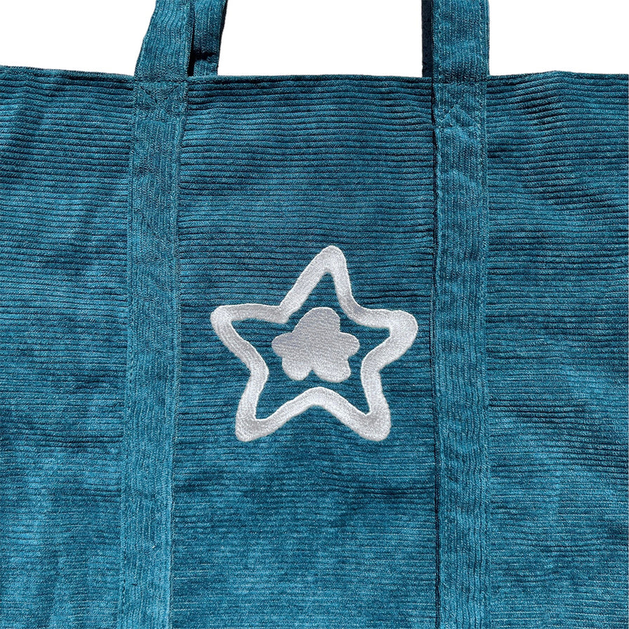 Star Tote Bag - Teal