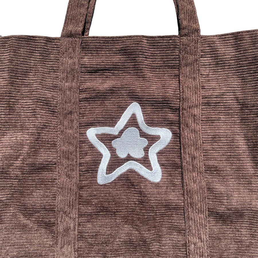 Star Tote Bag - Brown