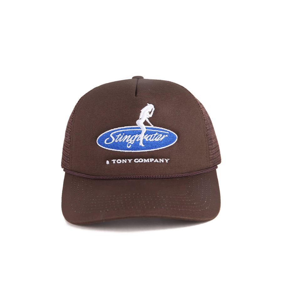Konbini Cowgirl Trucker Hat - Brown