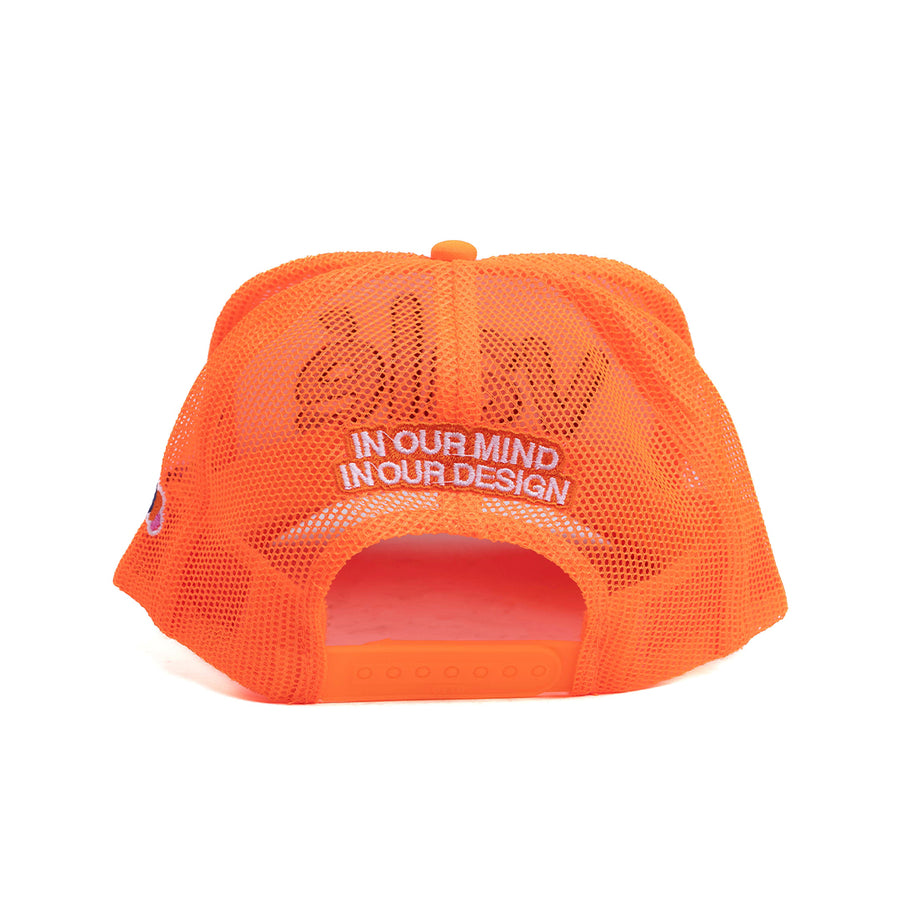Orange / Brown Trucker Cap