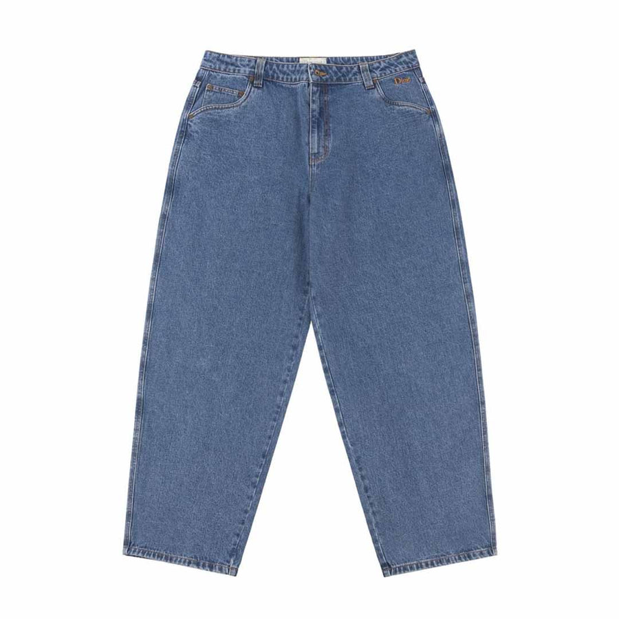 Classic Baggy Denim Pants - Indigo washed