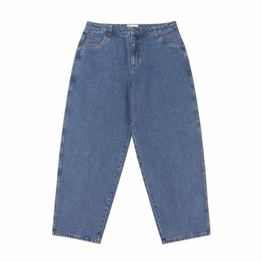 Classic Baggy Denim Pants - Indigo washed