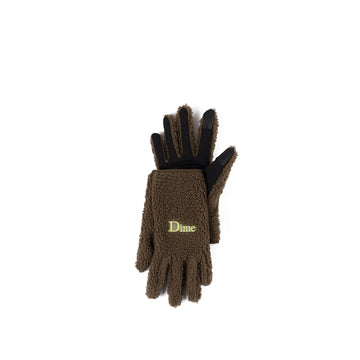 Classic Polar Fleece Gloves - Military Brown