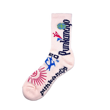 All Over Socks - Pink