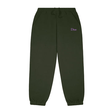 Classic Small Logo Sweatpants - Forest Green