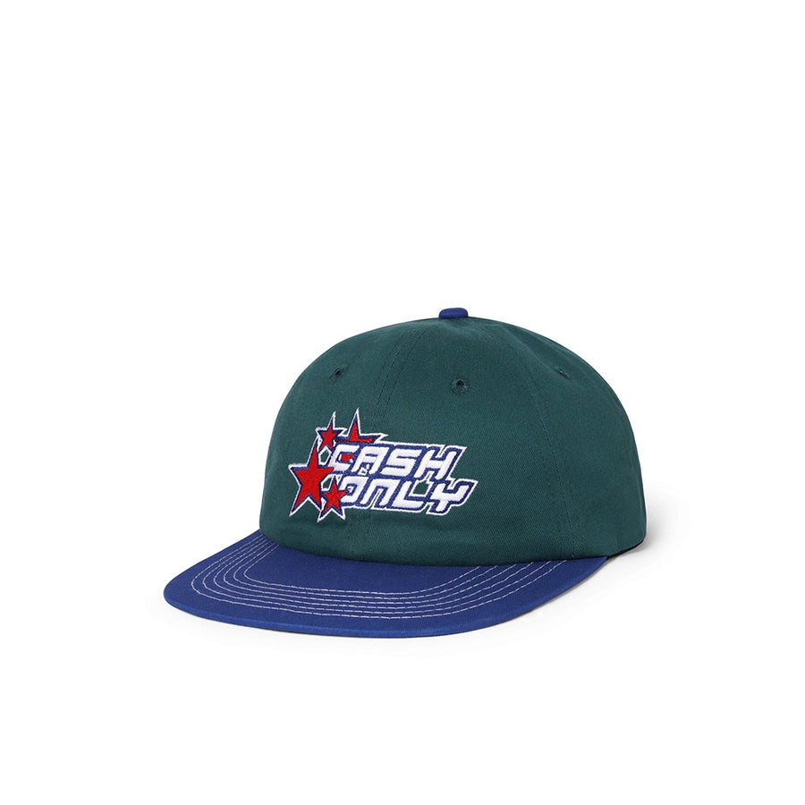 Stars 6 Panel Cap - Forest / Navy