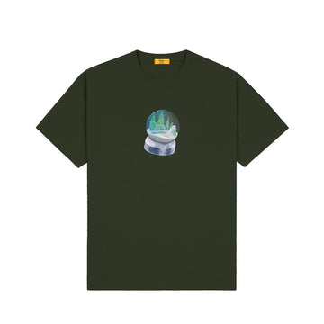Snow Globe Tee - Forest Green