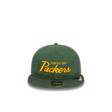 Green Bay Packers NFL Retro Green Retro Crown 9FIFTY Snapback Cap - Green