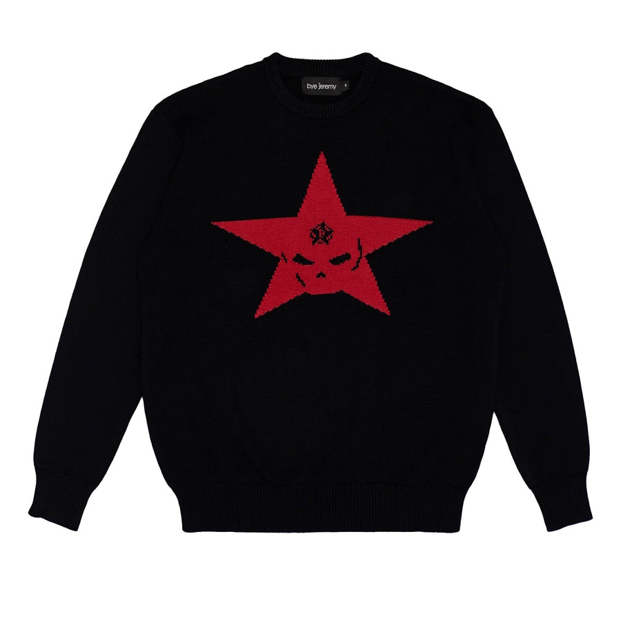 Star Sweater - Black