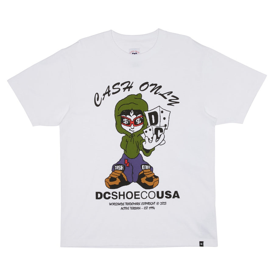 DC x Cash Only Tee - White