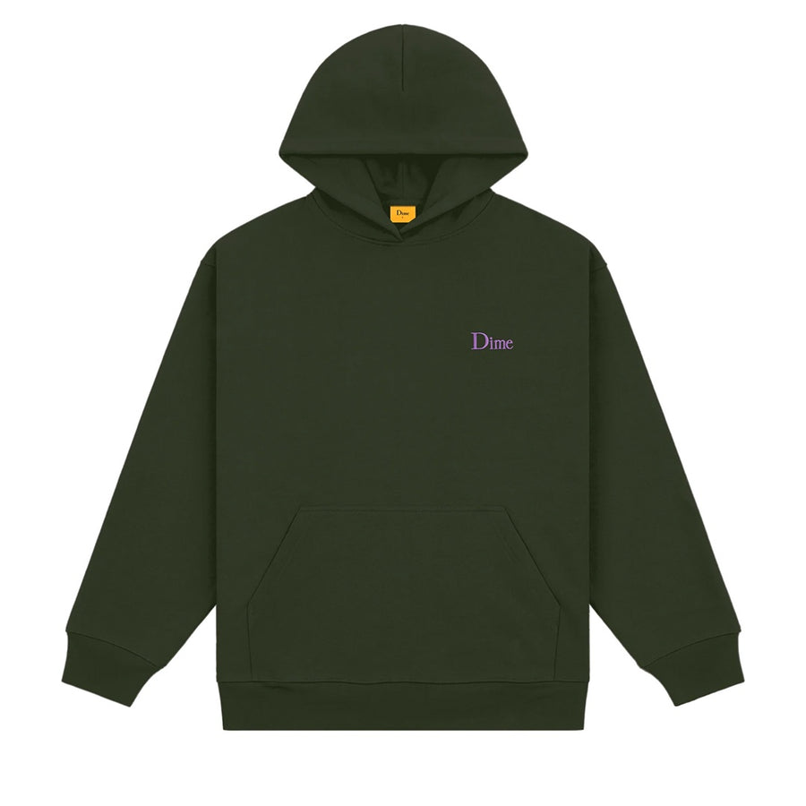 Classic Small Logo Hoodie - Forest Green