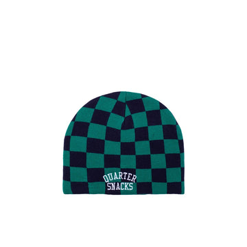 Checkerboard Beanie - Green/Blue