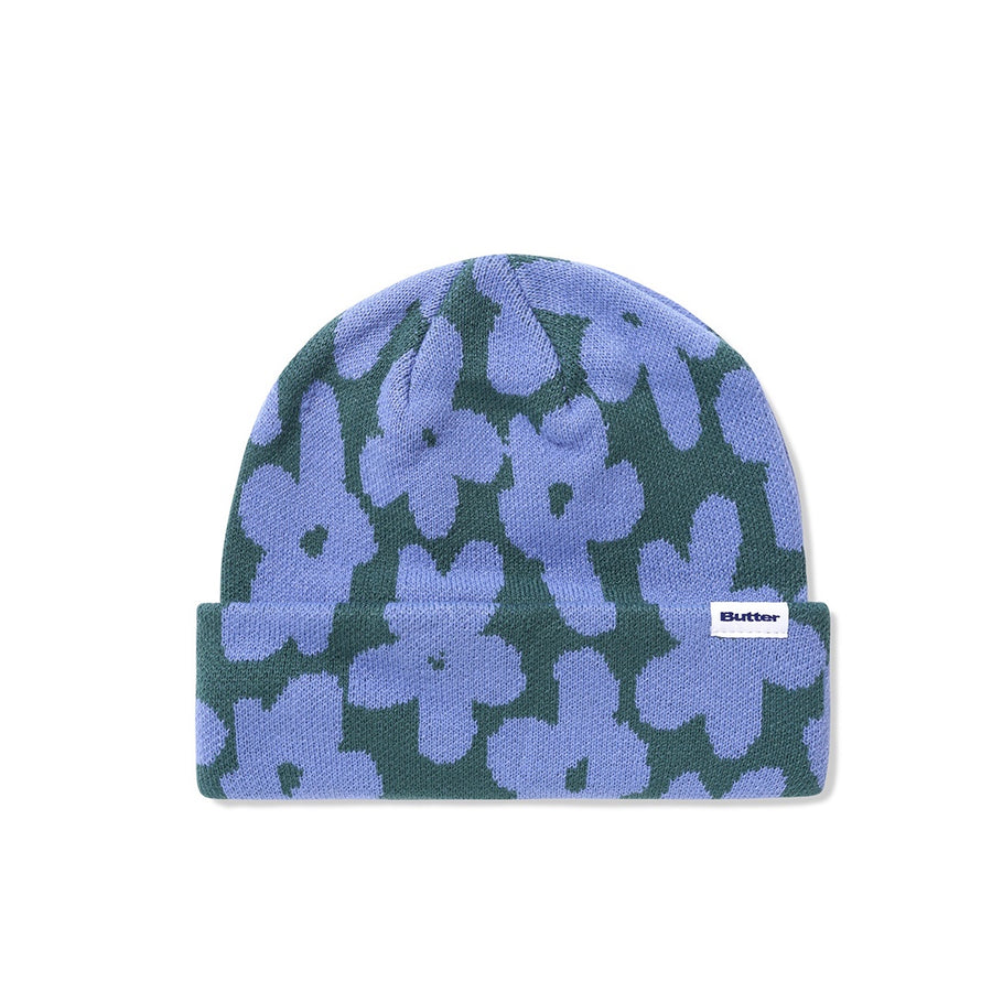 Floral Beanie - Sage