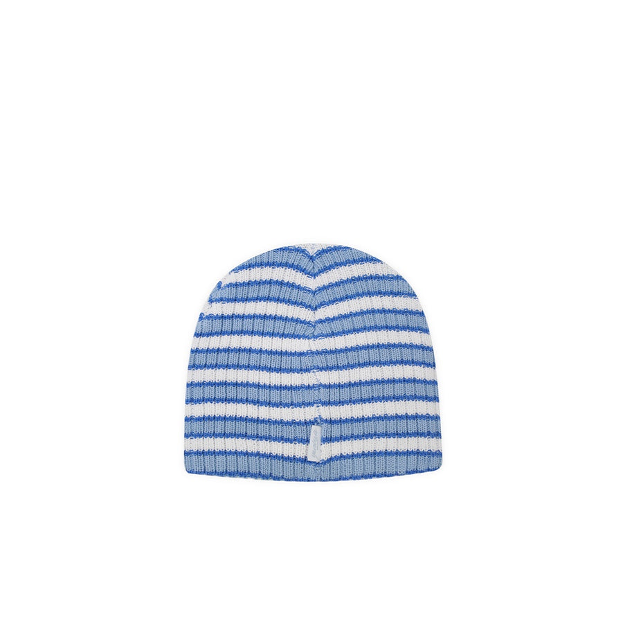 Stripe Beanie - Blue