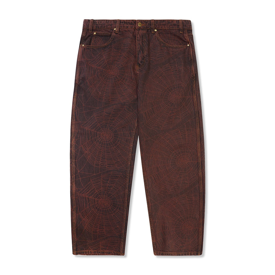 Web Denim Jeans - Brick