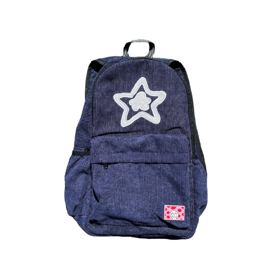 Star Backpack Corduroy - Navy