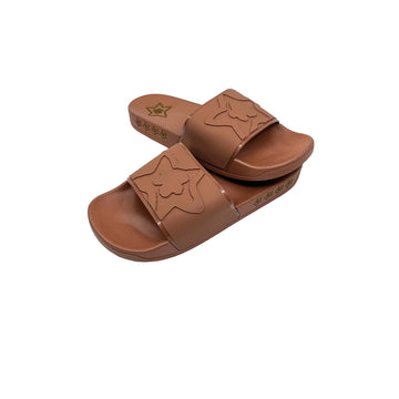 Star Slippers - Brown