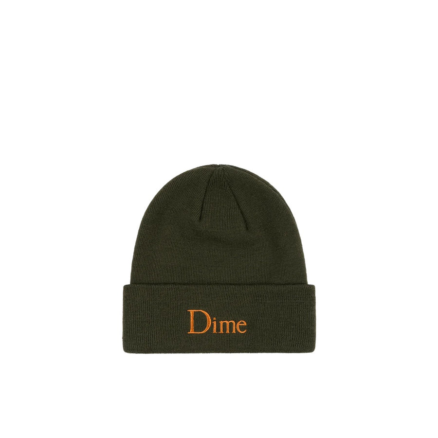Classic Wool Fold Beanie -Army