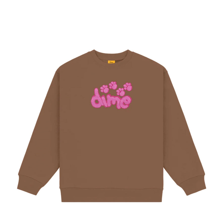Pawz Chenille Crewneck - Brown