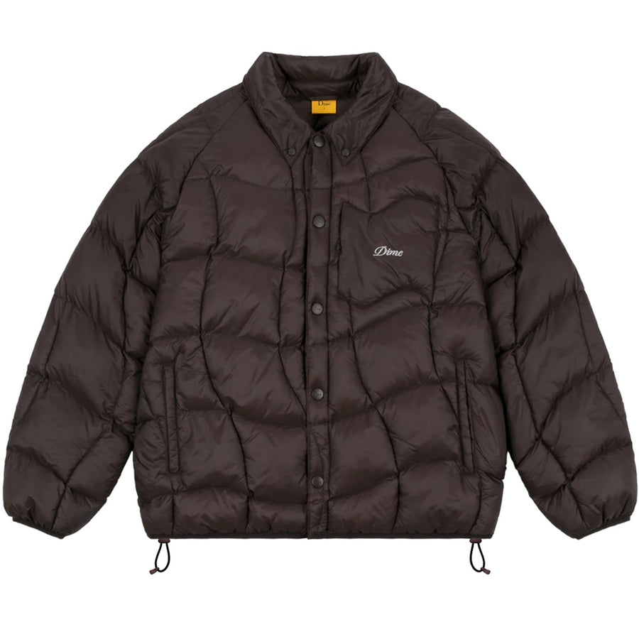 Midweight Wave Puffer Jacket - Espresso