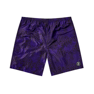 Raffle Camo Swim Shorts - Purple