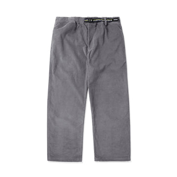 High Wale Cord Pants - Grey