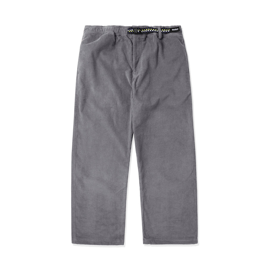 High Wale Cord Pants - Grey