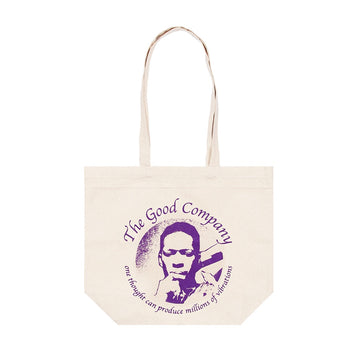 Vibrations Tote Bag - Natural / Purple