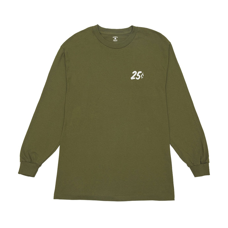 Classic Snackman Long Sleeve Tee - Olive