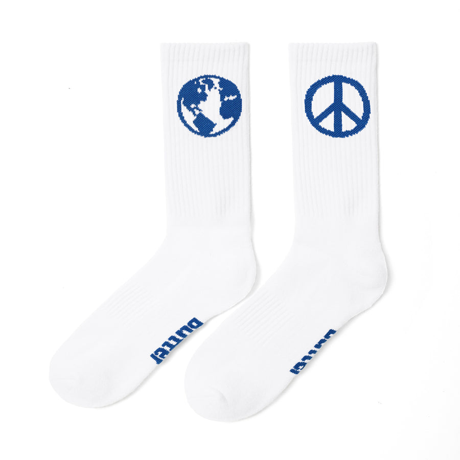 World Peace Socks - White