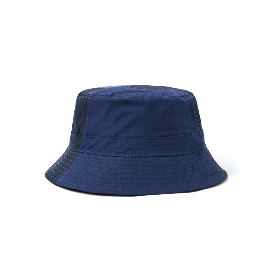 Patchwork Bucket Hat - Navy