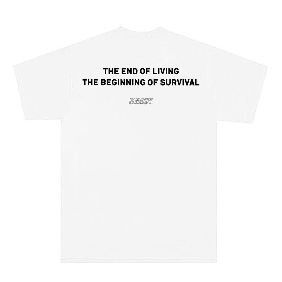 End of Living Tee - White