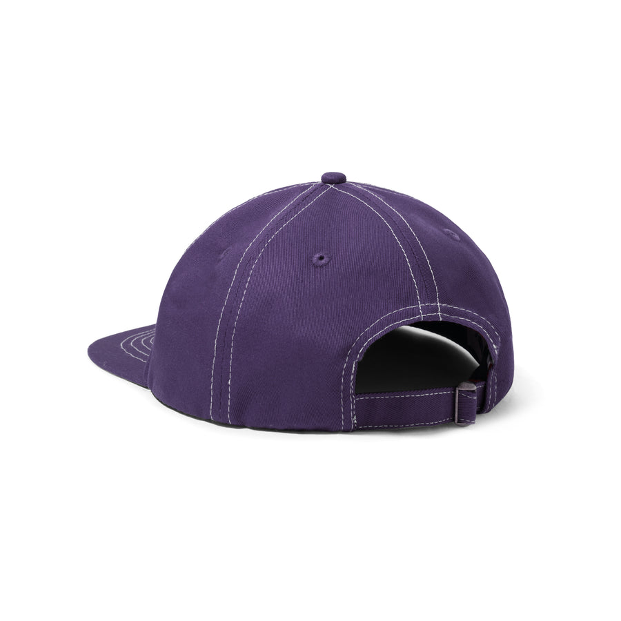 Brass 6 Panel Cap - Washed Grape