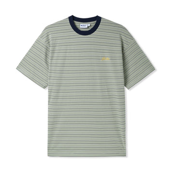 Cliff Stripe Tee - Sage