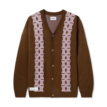 Club Knit Cardigan - Chocolate