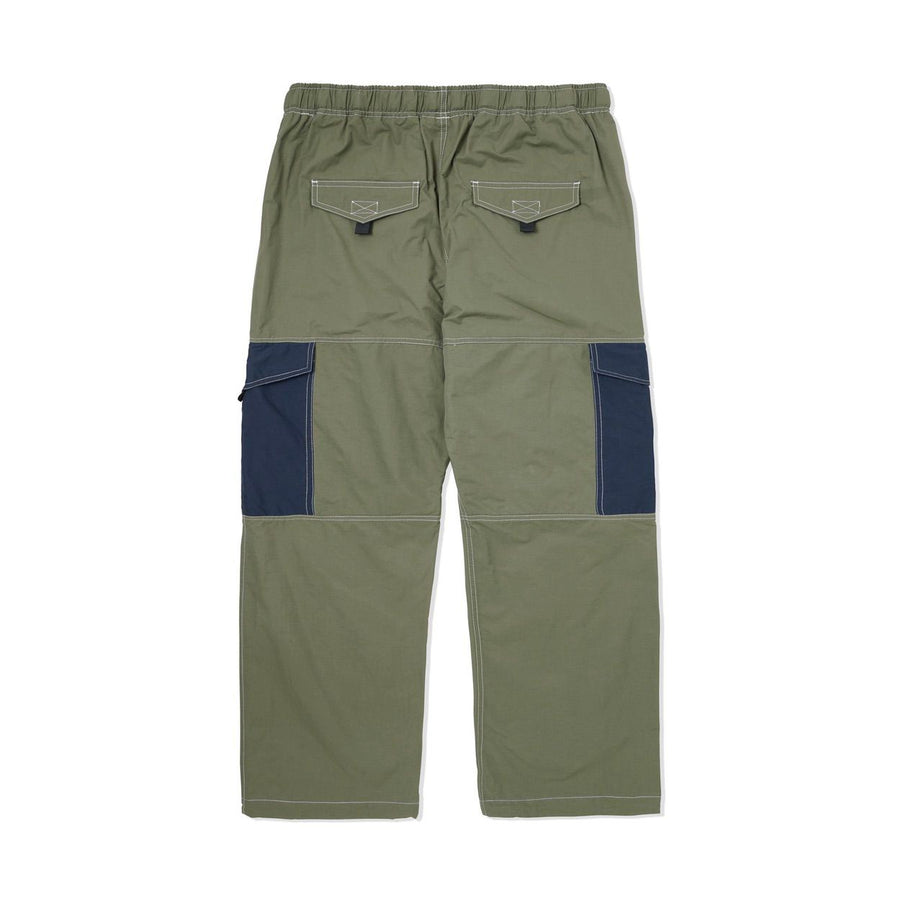 Contrast Cargo Pants - Army