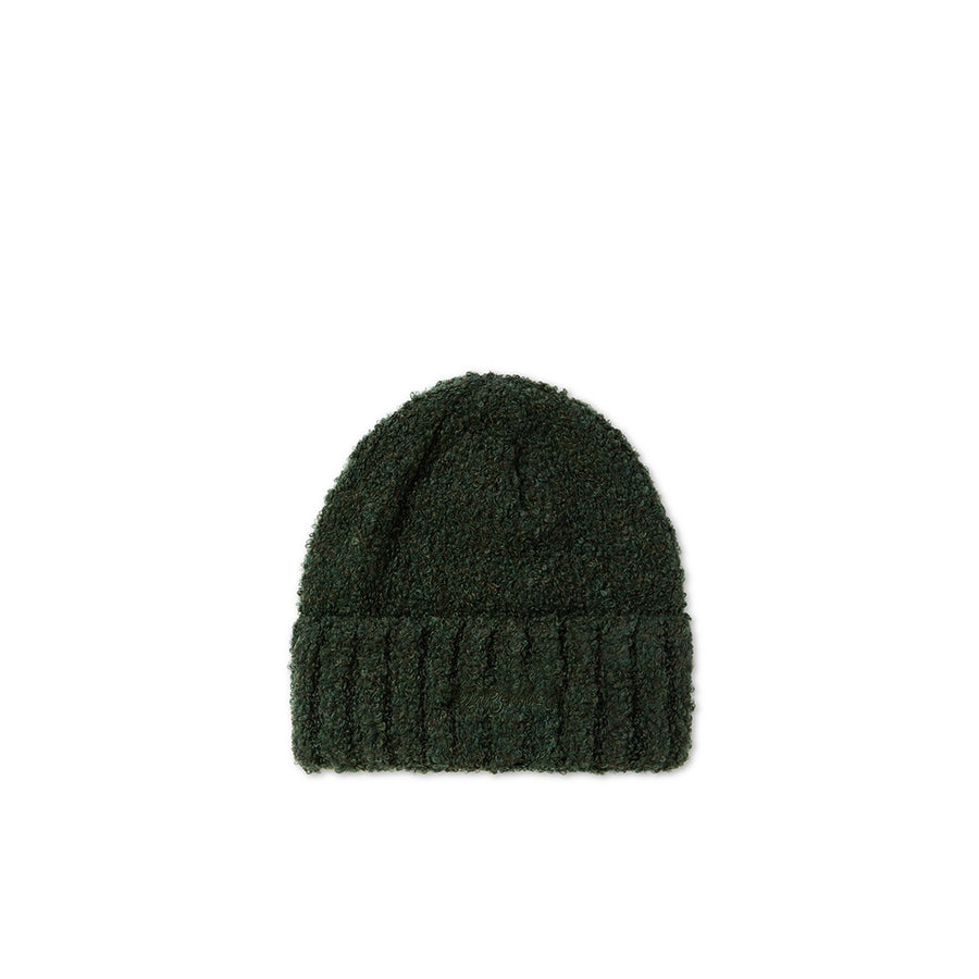 Fluffy Beanie - Dark Green