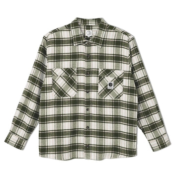 Flannel Shirt-  Dark Olive