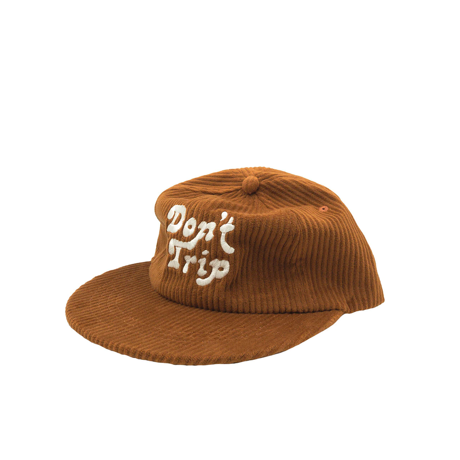 Don't Trip Fat Corduroy Strapback - Rust