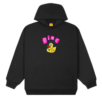 Rebel Chenille Hoodie - Black