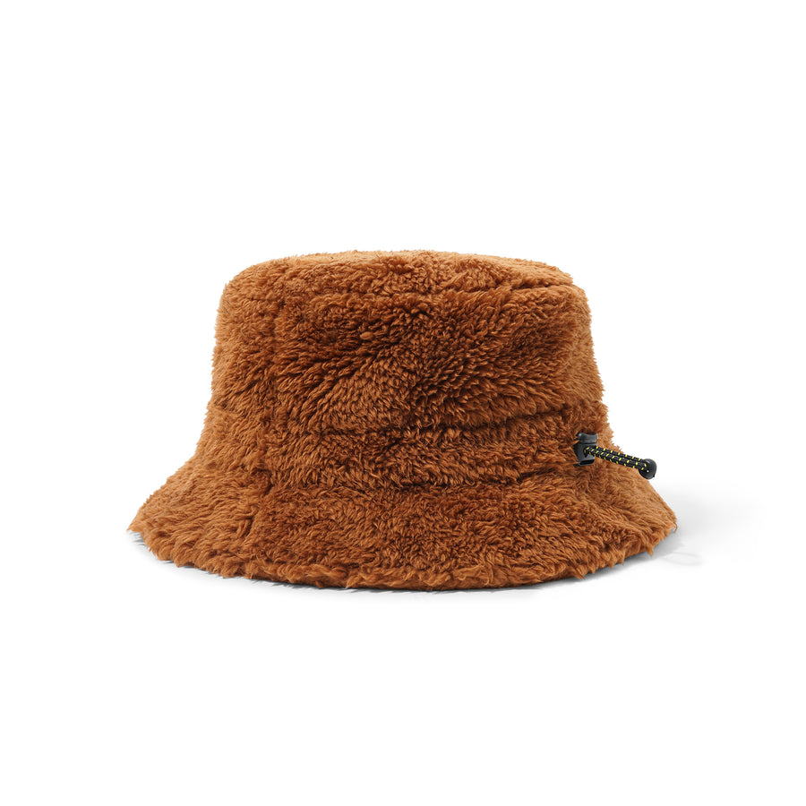 High Pile Bucket Hat - Brown
