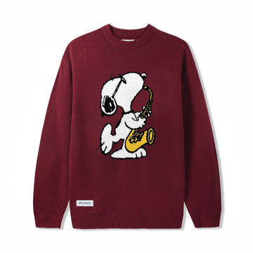 Peanuts Jazz Knit - Wine