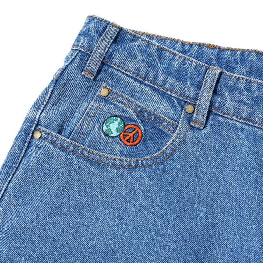 World Peace Denim Jeans - Washed Indigo