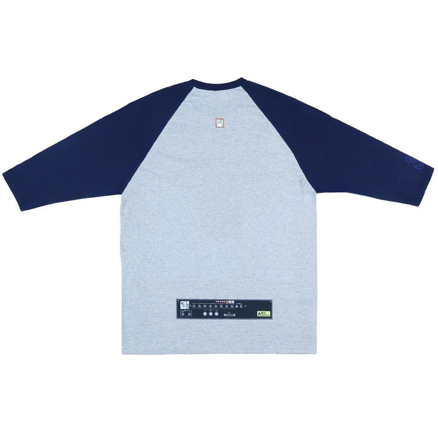 Bug Baseball Tee - Grey / Navy